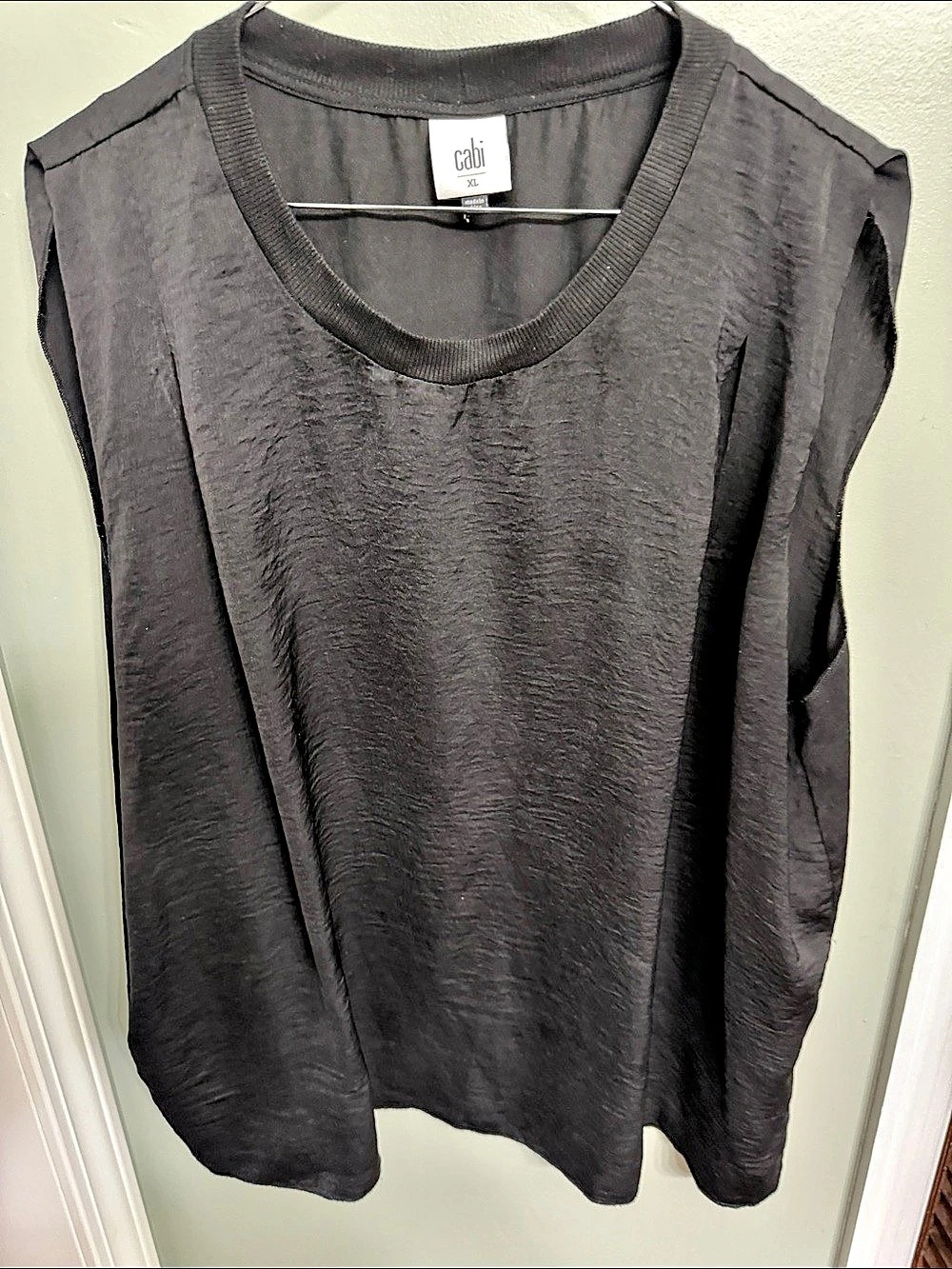 CAbi Complete Top Black Tank Top Size XL